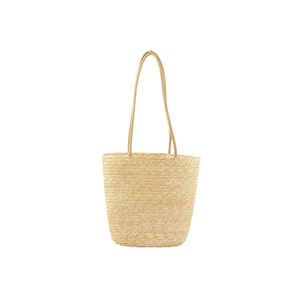 Straw Bag for Women Summer Beach Bag Soft Woven Tote Bag Straw Purse Handmade Beach Bag Woven Shoulder Bag